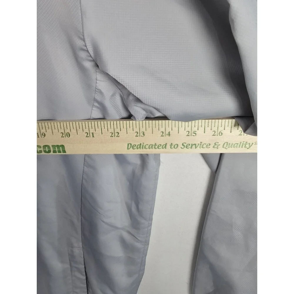 Adidas Golf 1919 Gray‎ Vented Full Zip Wind Breaker Men's Large Side Pockets